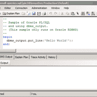 Oracle dbms output включить